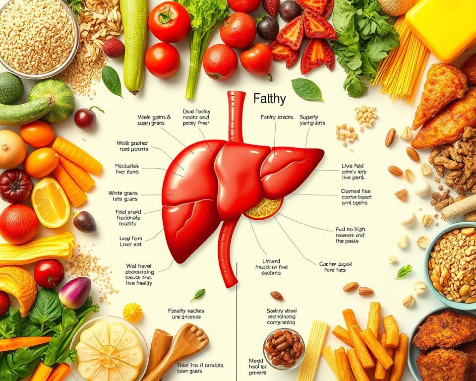 Auswirkungen von Ernährung auf die Leber
