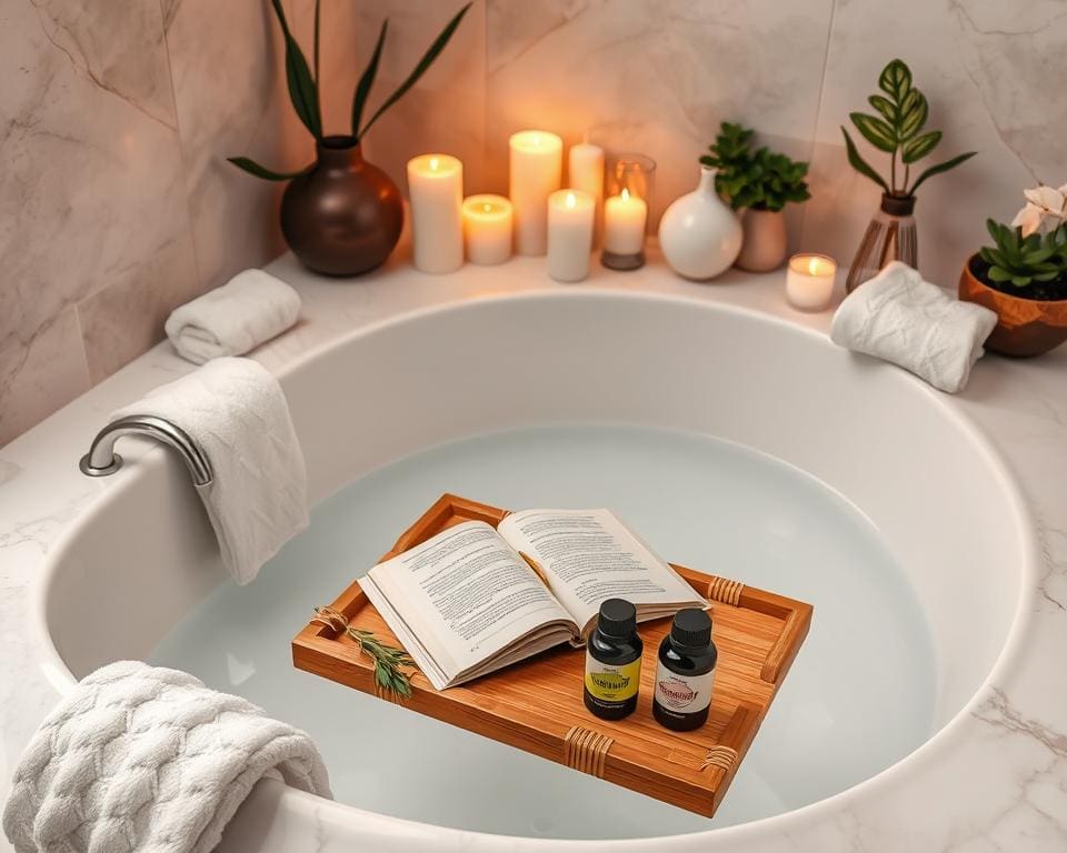 Badezimmer Wellness: Accessoires für Entspannung