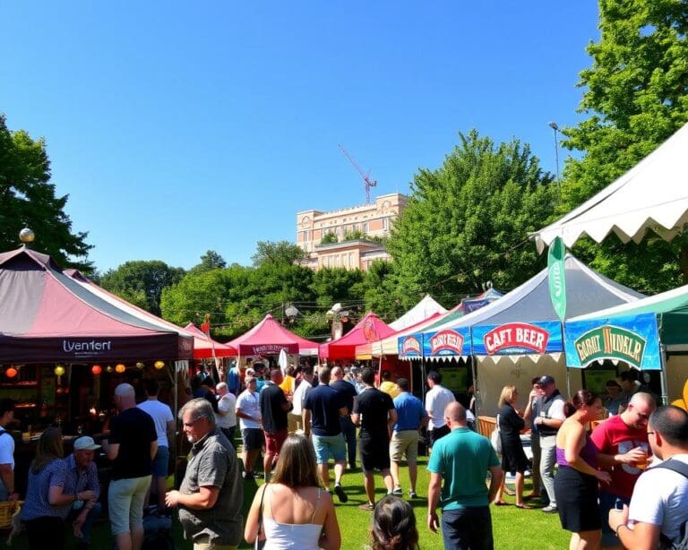 Bierfestivals mit internationalen Brauereien