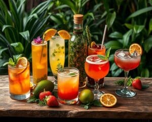 Cocktail-Kreationen mit regionalen Zutaten