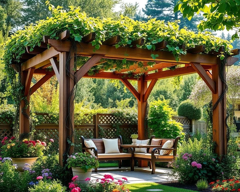 DIY-Pergola: So schaffen Sie eine schattige Oase im Garten