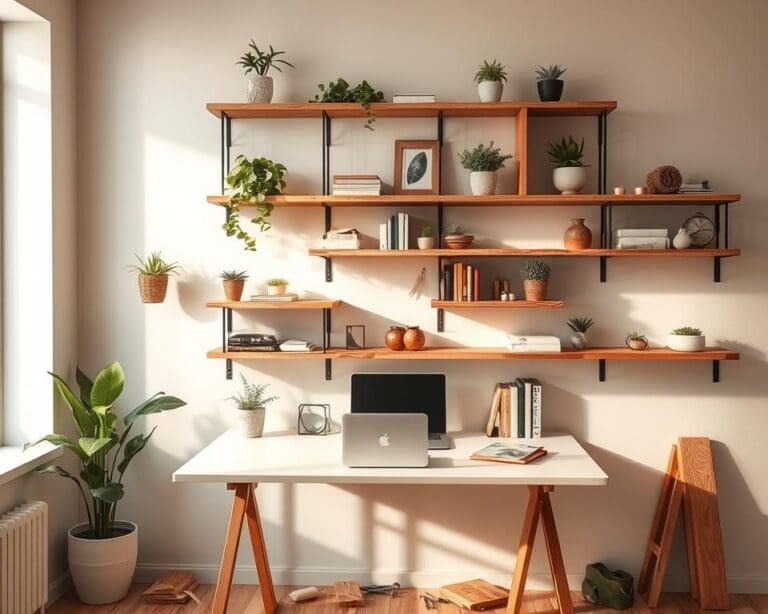 DIY-Regalsysteme für das Homeoffice bauen