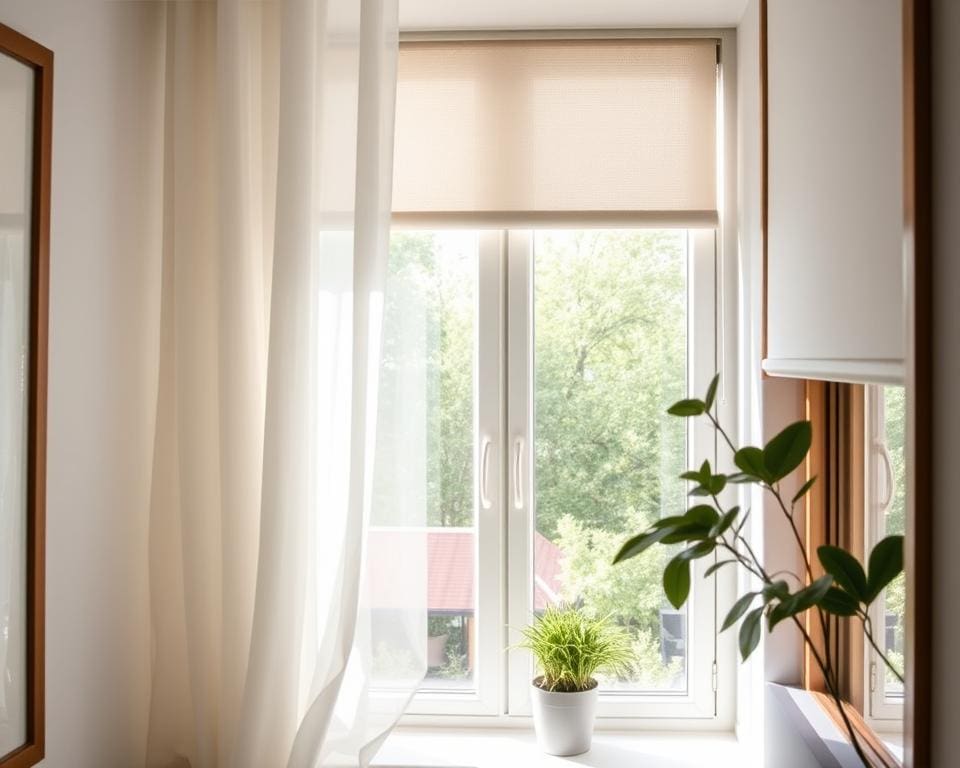 Fensterdekorationen für schmale Räume