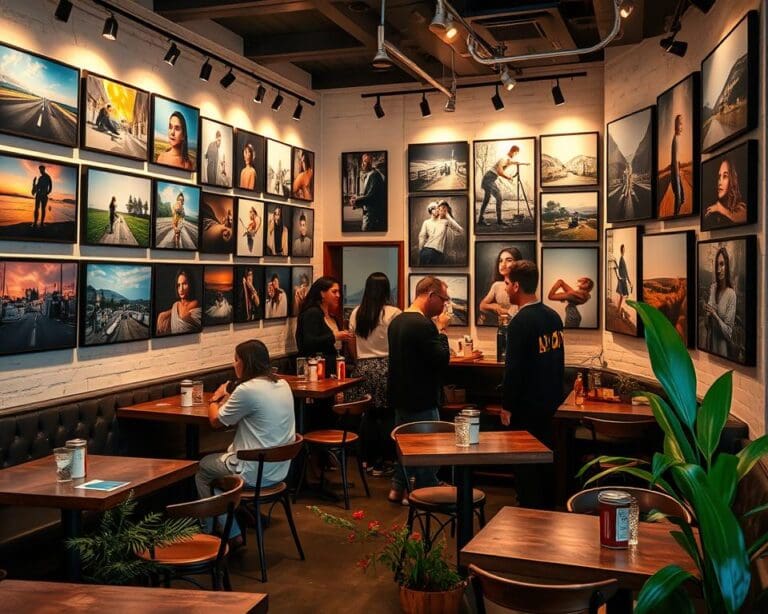Fotografie-Ausstellungen in Cafés