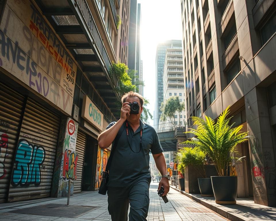 Fotografie Stadtentdeckung mit Kamera