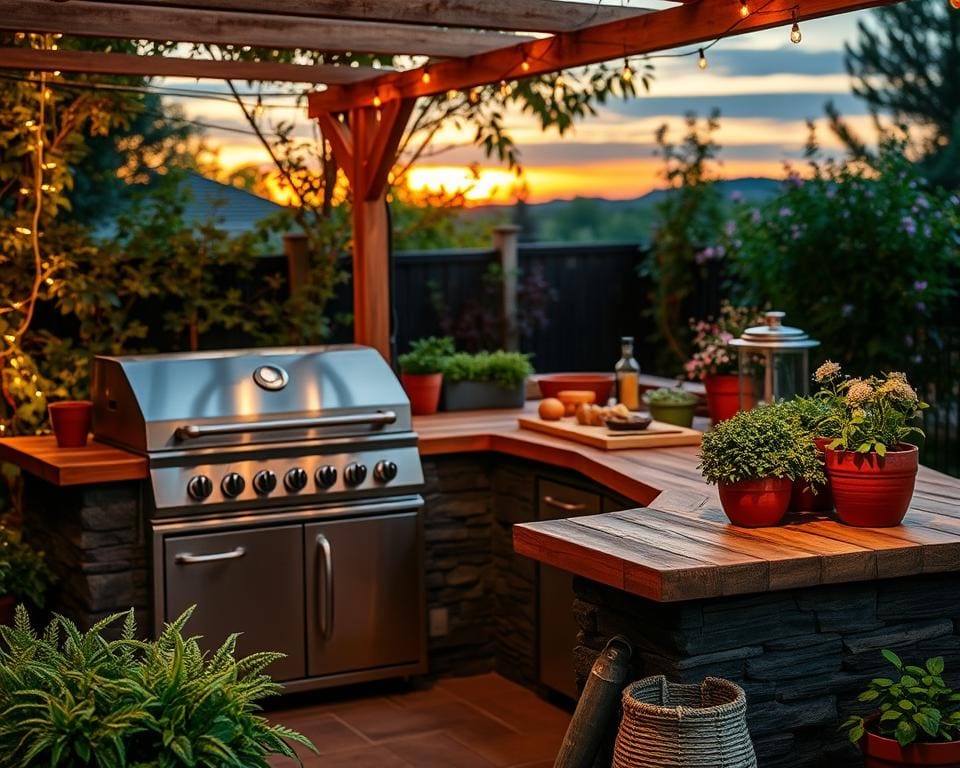 Freiluftküche planen: Kochen und grillen unter freiem Himmel