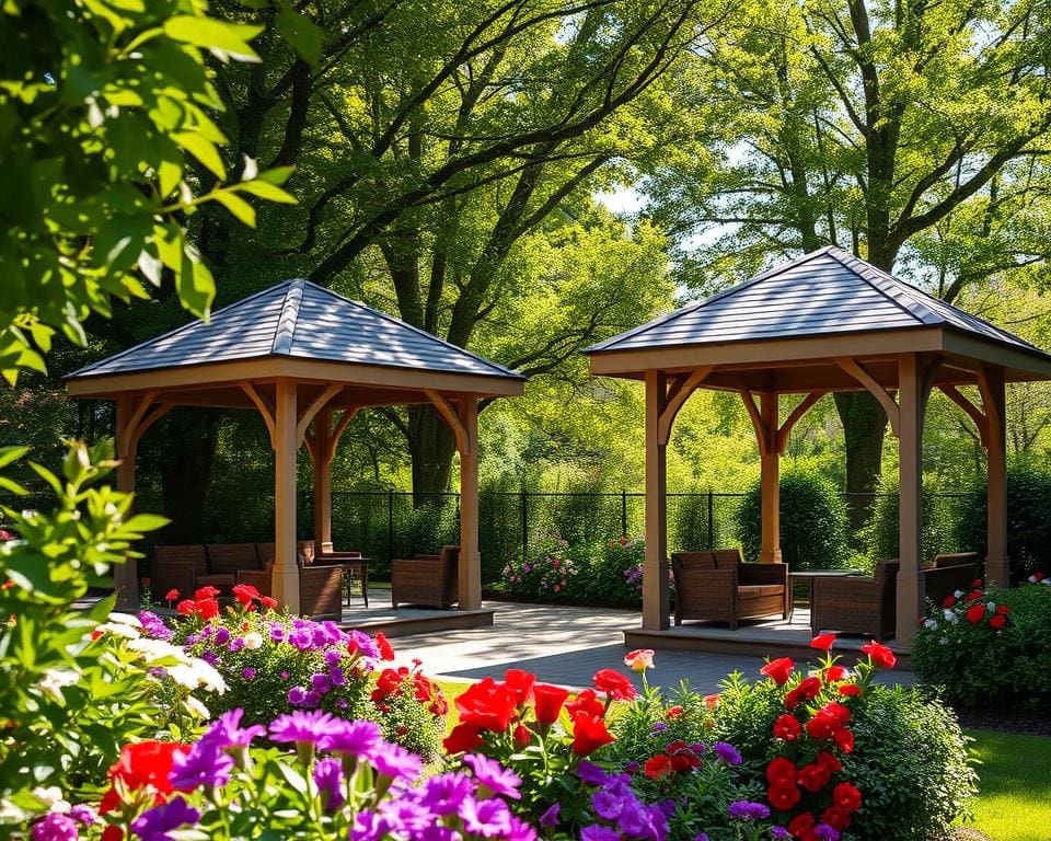 Freistehende Pavillons: Schattige Plätze für den Sommergarten