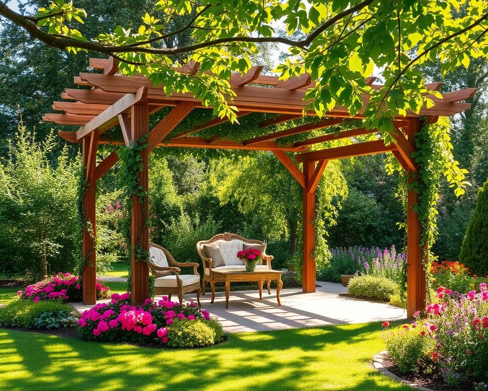 Freistehende Pergola bauen: Schatten und Stil im Garten