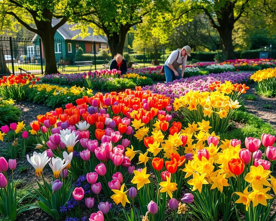 Frühlingsblumen richtig setzen: So wird der Garten bunt