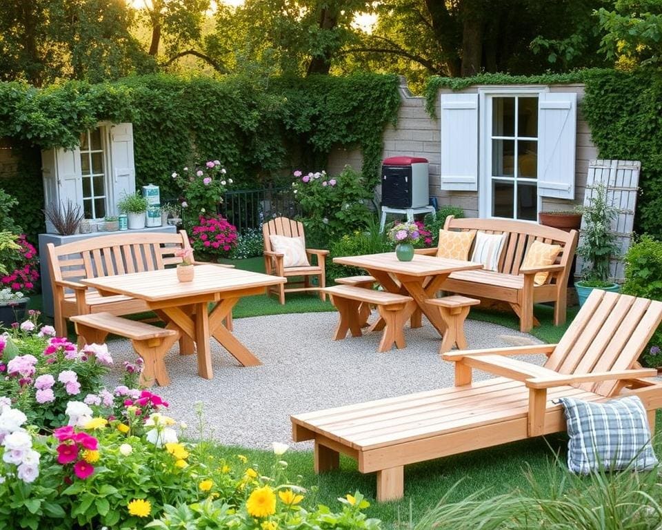 Garten DIY Holzarbeiten