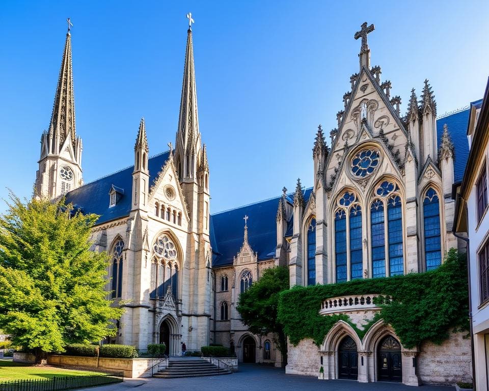 Gotische Kirchen in Dijon, Frankreich