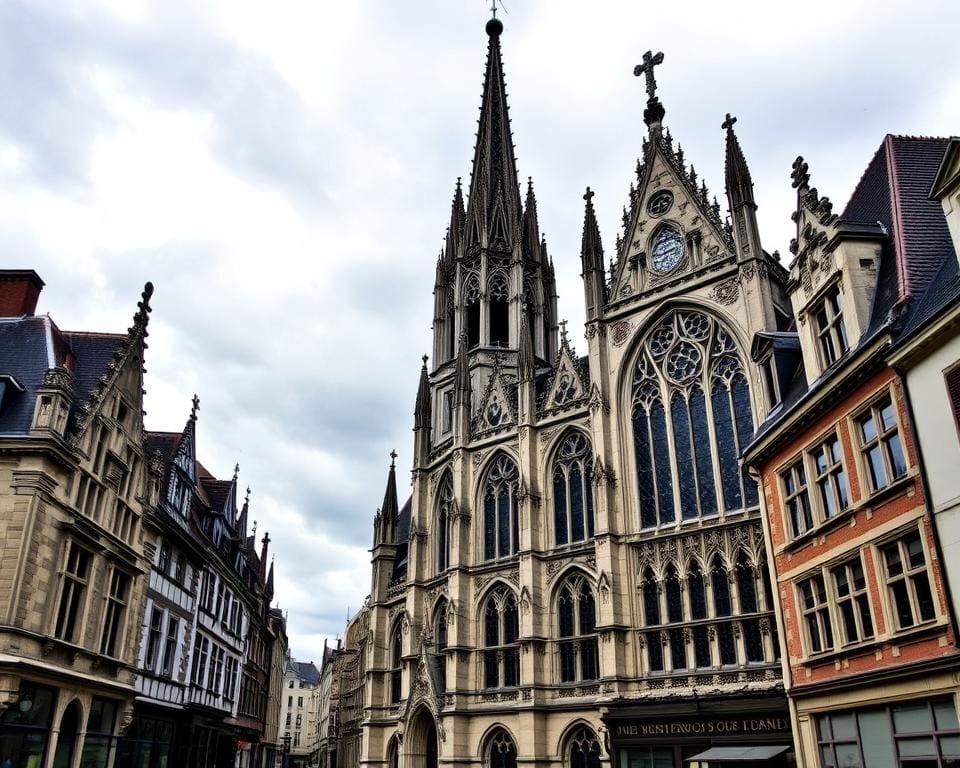 Gotische Meisterwerke in Rouen, Frankreich