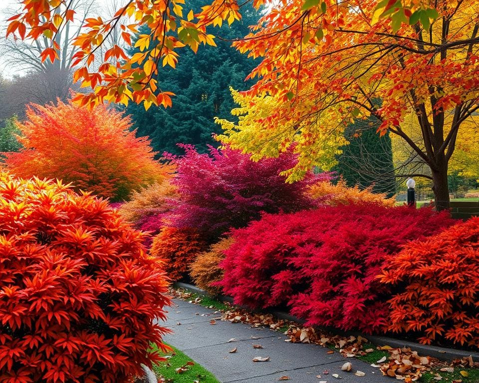 Herbstfarben im Garten