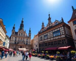 Historische Plätze in Krakau, Polen