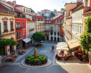 Historische Plätze in Porto, Portugal