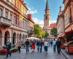 Historische Plätze in Zagreb, Kroatien