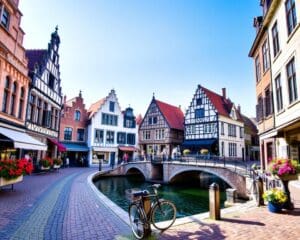 Historische Viertel in Brügge, Belgien