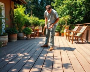 Holzterrassen pflegen: Die besten Techniken