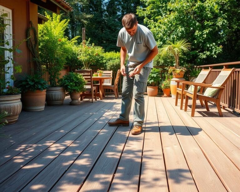 Holzterrassen pflegen: Die besten Techniken