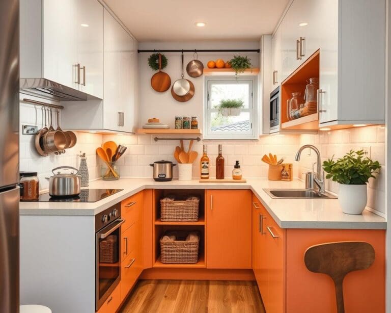 Kleine Küchen kreativ einrichten: Stauraum und Stil vereinen