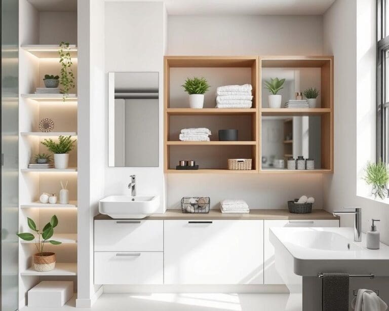 Kreative Lösungen für Stauraum im Bad