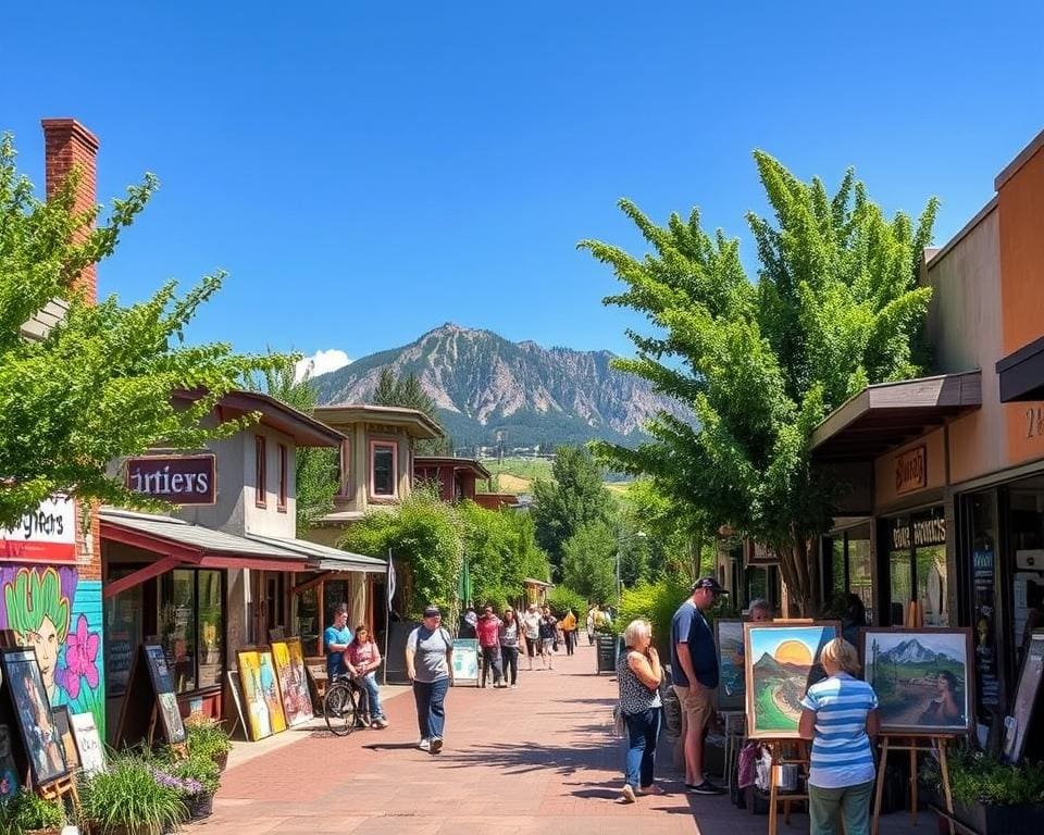 Kreative Viertel in Boulder, Colorado