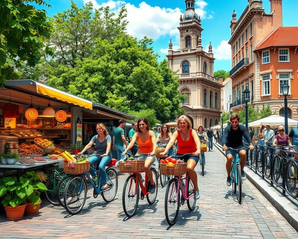 Kulinarische Fahrradtouren durch die Stadt