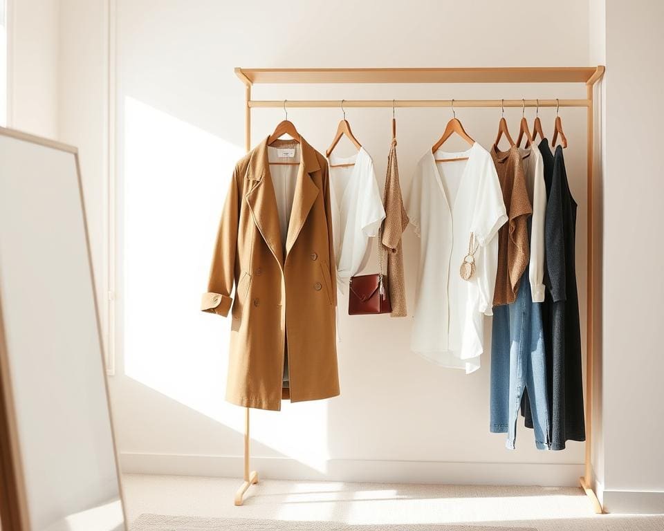 Minimalistische Garderobe