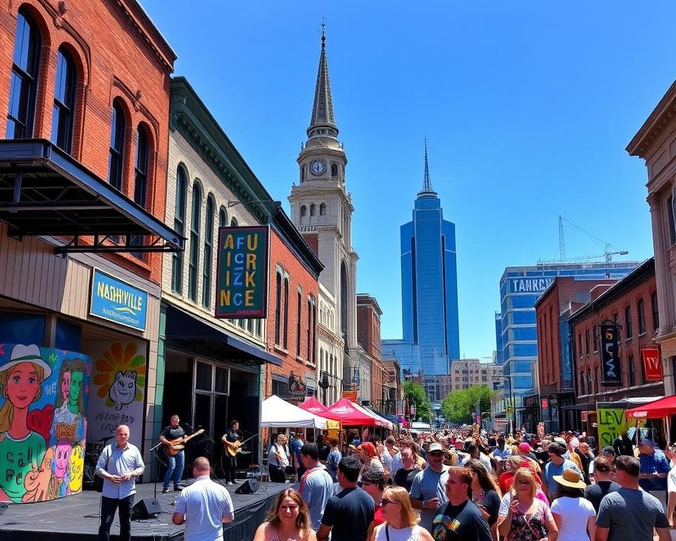 Musik und Kunst in Nashville, Tennessee