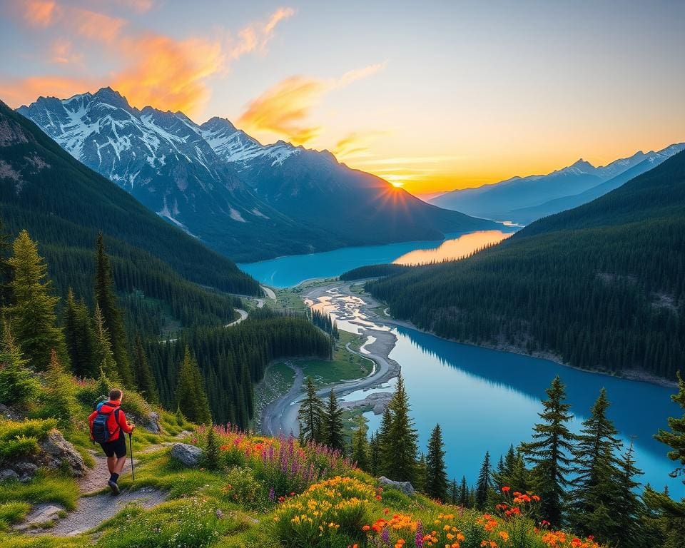 Natur und Parks im Jasper Nationalpark, Kanada