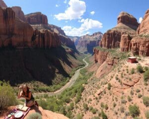 Outdoor-Aktivitäten im Zion Nationalpark, Utah