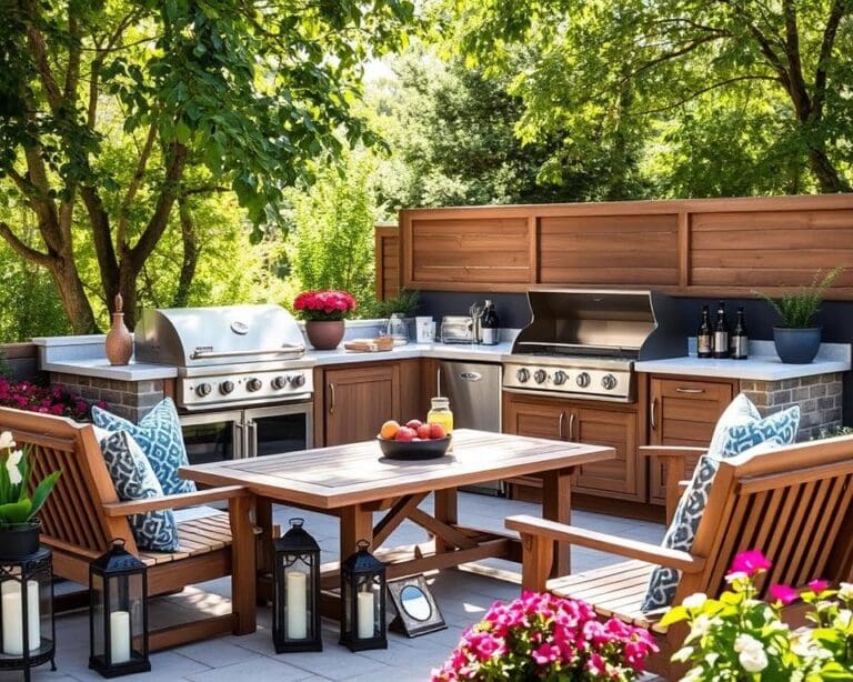 Outdoor-Küchenmöbel selber bauen: Grillen mit Stil