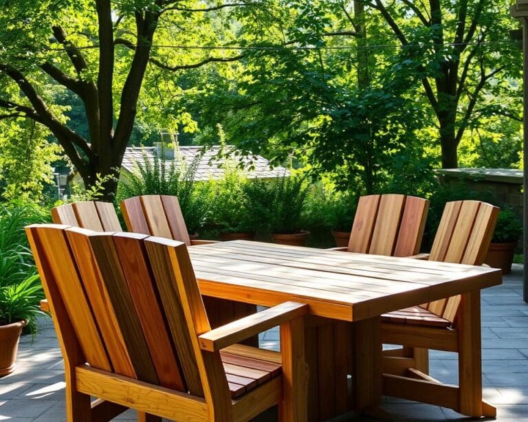 Outdoor-Möbel aus recyceltem Holz selber bauen