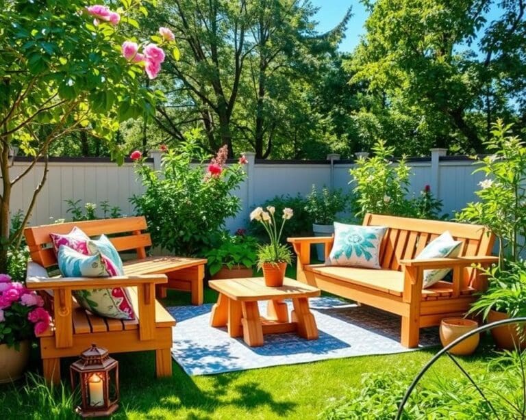 Outdoor-Sitzmöbel für den Sommer selber bauen