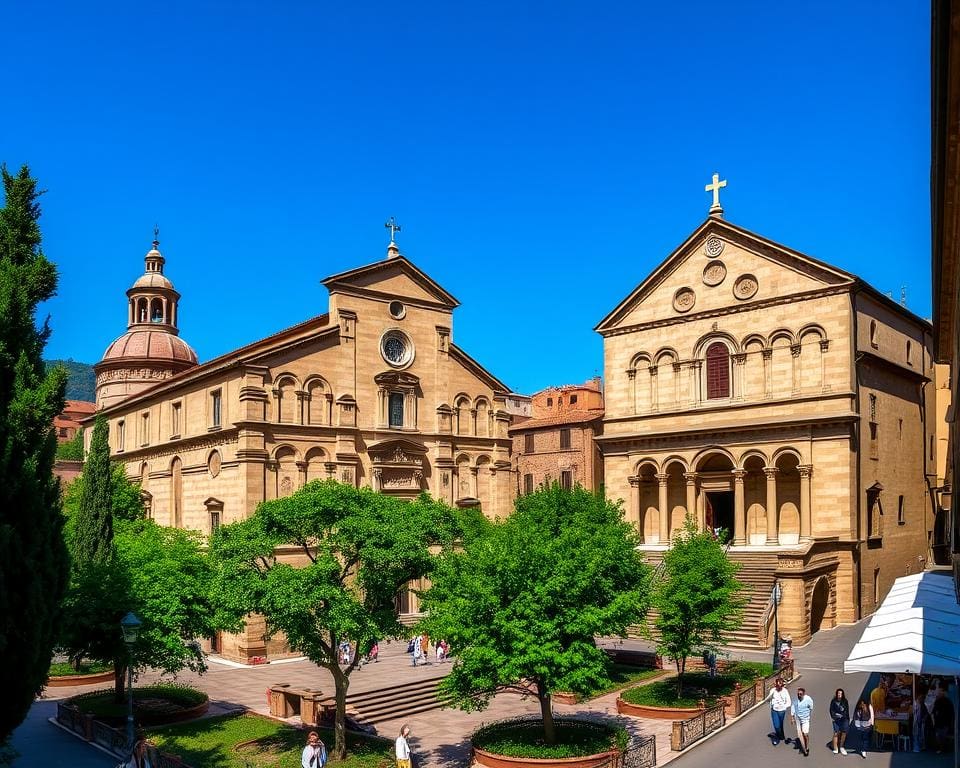 Romanische Kirchen in Perugia, Italien