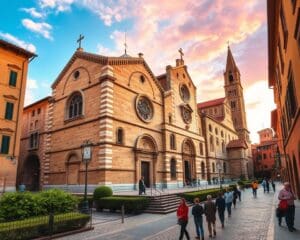 Romanische Kirchen in Siena, Italien