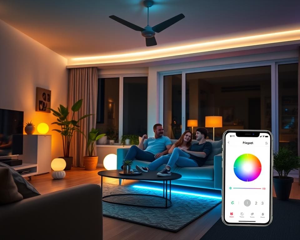 Smarte Lichtsteuerung: Stimmung per App individuell einstellen