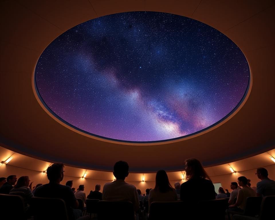 Sterne beobachten in Planetarien