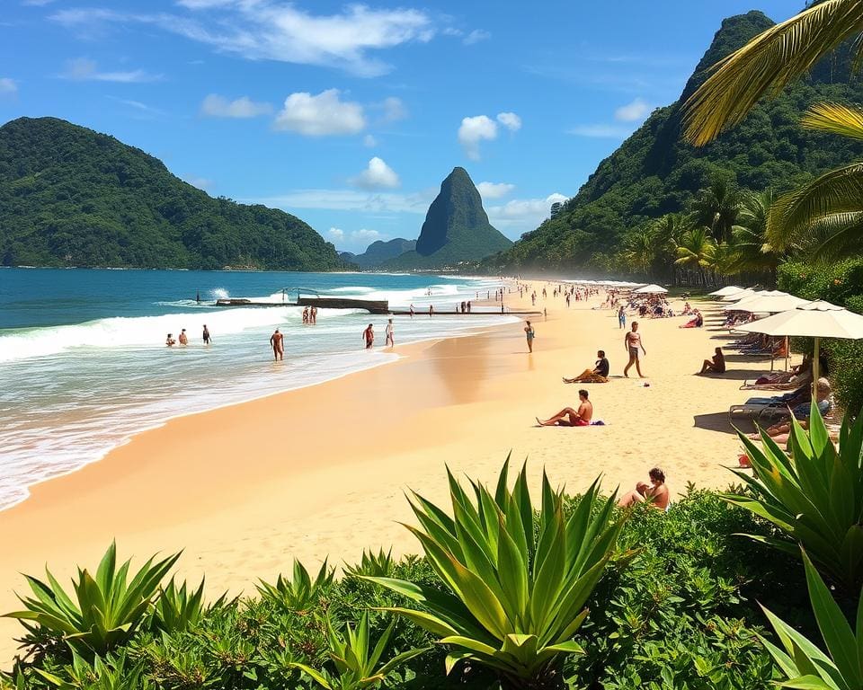 Strände und Dschungel in Rio de Janeiro, Brasilien