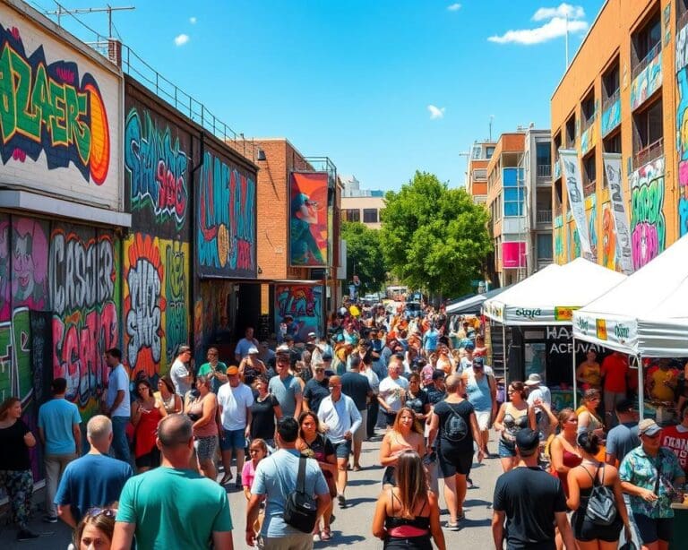 Street-Art-Festivals mit Live-Acts