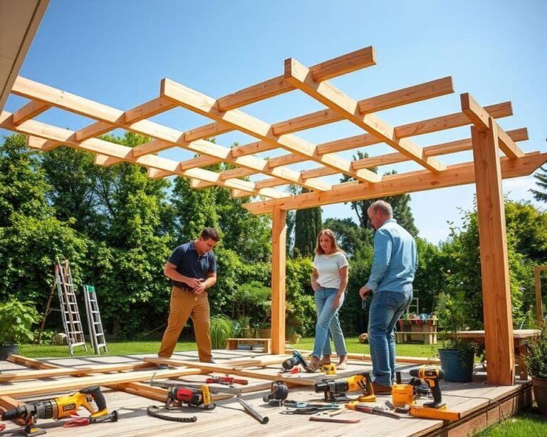 Terrassenüberdachung selber machen: Schritt-für-Schritt