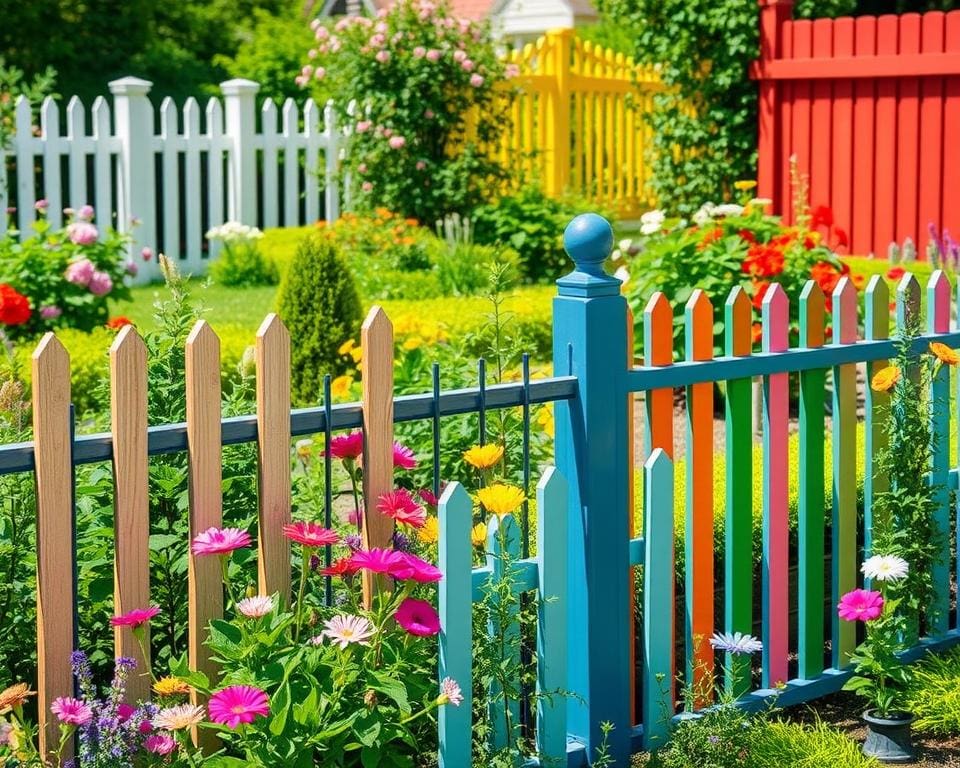 Vielfalt der Materialien für Gartenzäune