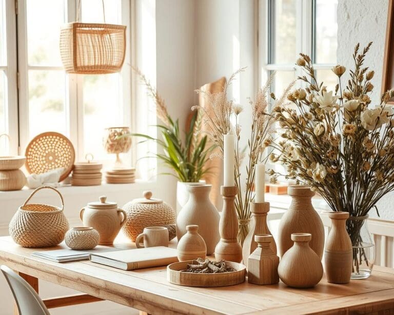 Wohnaccessoires aus Naturmaterialien selber machen