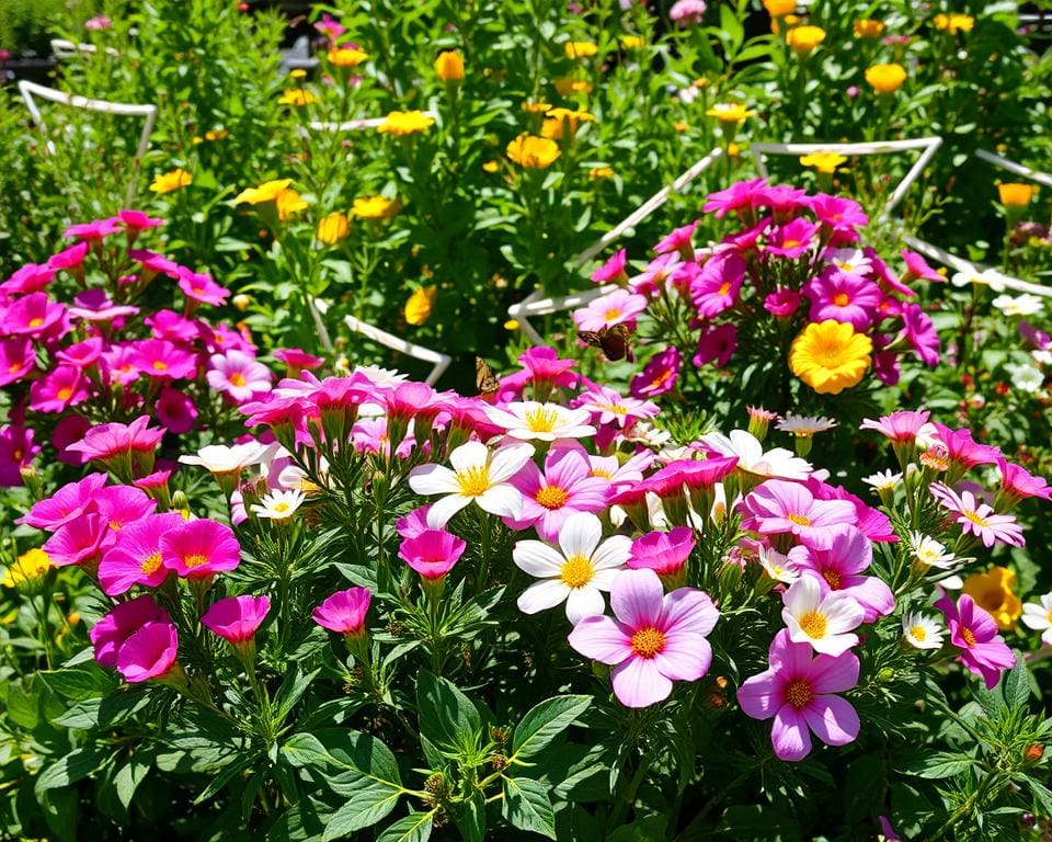 blühende Ziersträucher im Garten