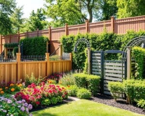 Gartenzäune gestalten: Sicherheit trifft Design
