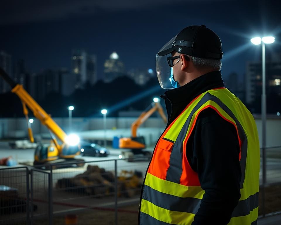 Wachmann: Sicherheitsdienste für Baustellen und Firmengelände