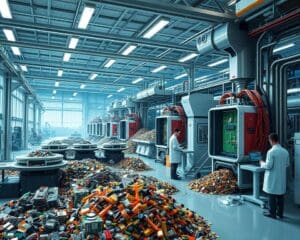 Können Recyclingmethoden die Produktion in der Elektronikindustrie verbessern?