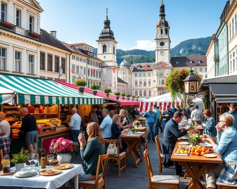 Kulinarische Feste in Salzburg: Essen und Trinken