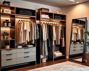 So richtest du eine stylische Garderobe ein