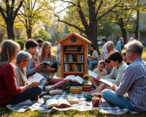 Tipps für das Teilen von Büchern in der Nachbarschaft